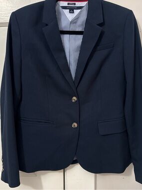 Tommy Hilfiger Navy Blazer with Red Trim